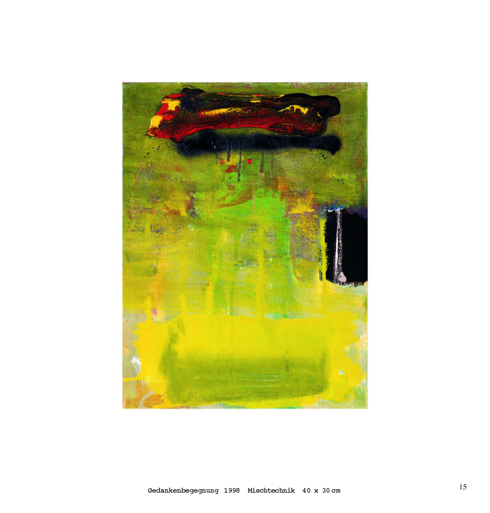 Zwei Gedanken 1998 Hochformat