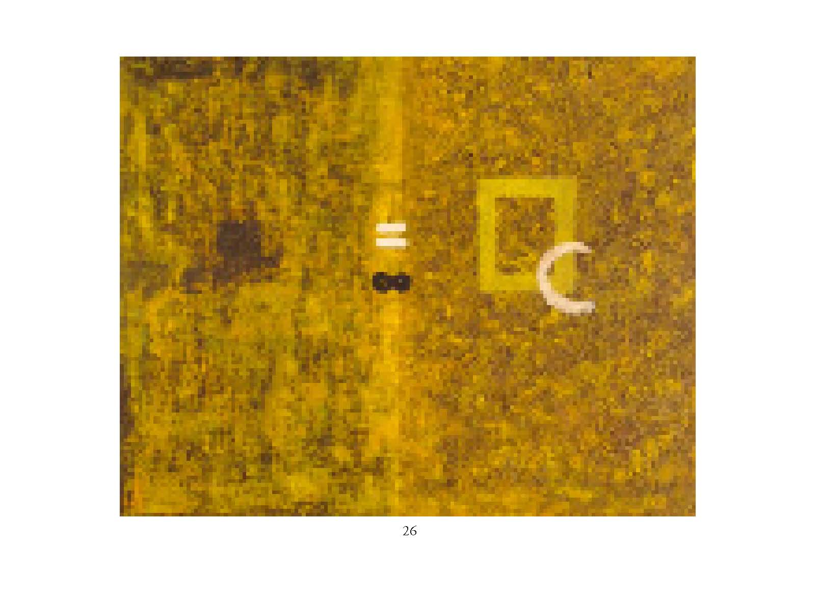 Gedanken Mondzeichen Gold 2009