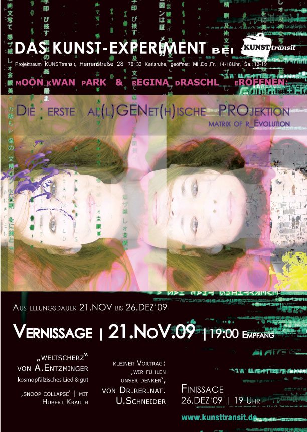 AL(L)GENetische PROjektion Flyer 2009