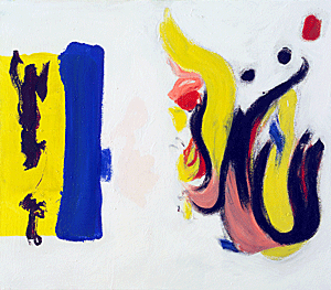 CalliGraffiti Blau Zeichen